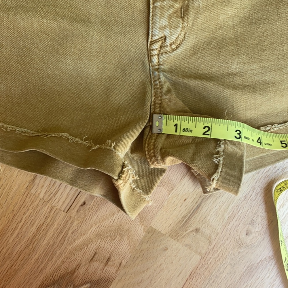 American Eagle Super Stretch Tan Denim Shorts | 6 - Picture 8 of 8